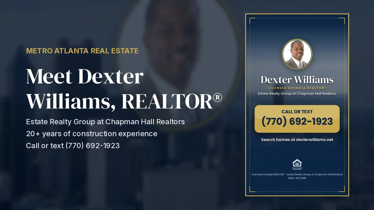 Meet Dexter Williams, REALTOR® in Metro Atlanta: video thumbnail